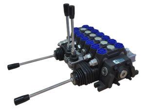 Гидрораспределитель секционный DCV100/G2-J2OTGG-2OTDD-J2OTGG КИТАЙ (аналог 6PC100 N2 / {A1(Az200Bz200)/A1(Az200Bz200)}(ju+3) /A1/A1/ {A1(Az200Bz200)/A1(Az200Bz200)}(ju+3 )/ T2-GKZ1) с двумя джойстиками и клапанами (8 valves 200 bar)
