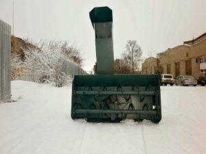 Снегоочиститель с гидроприводом на фронтальный погрузчик